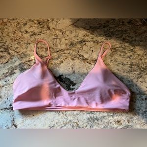 Pastel Pink Swim Top, Adjustable Straps, Size 6